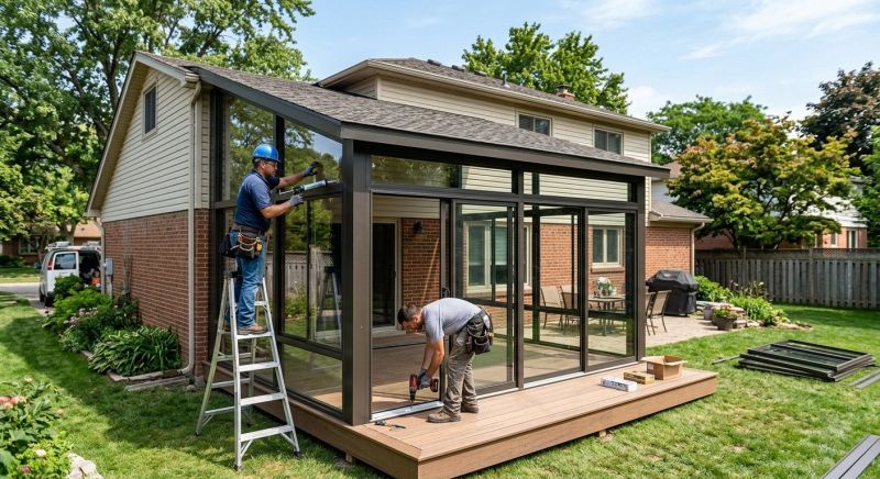 Four Season Room Installation in Cincinnati, OH