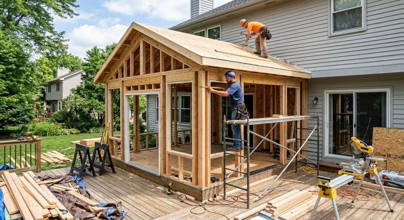 Sunroom Addition Construction in Nashville, TN
