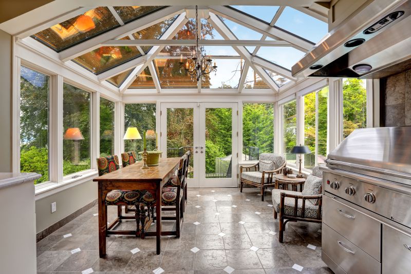 Completed Sunroom by Professionals